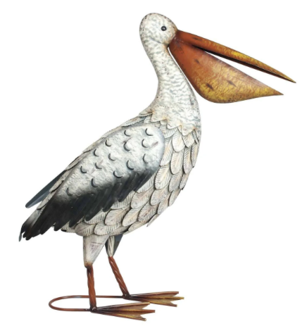 22" H Metal Pelican