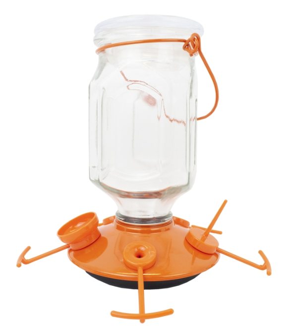 Glass Oriole Feeder, Top Fill 22 oz