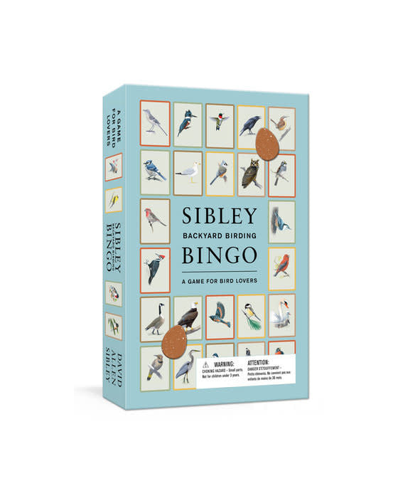 Sibley Backyard Birding Bingo Game
