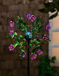 Solar Metal Wind Spinner, Green Hummingbird & Flo