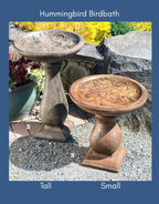 Hummingbird Birdbath Small