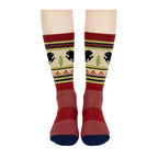 Unisex Beaver Mid-Calf Midweight Hiking Socks | Cushioned Camping Socks 🍁