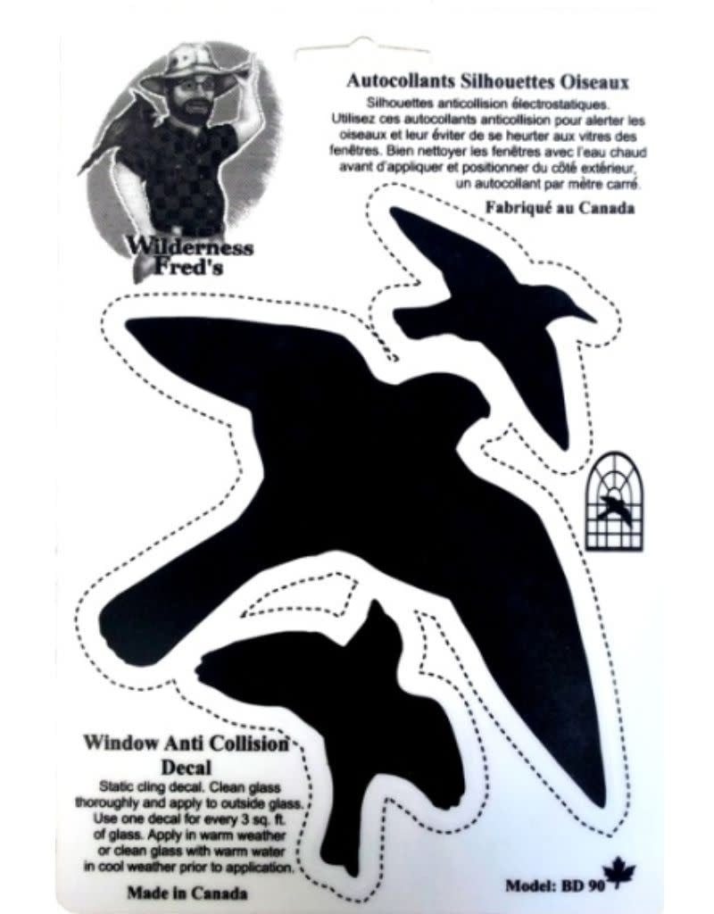 Bird Alert Decal. Made in Canada