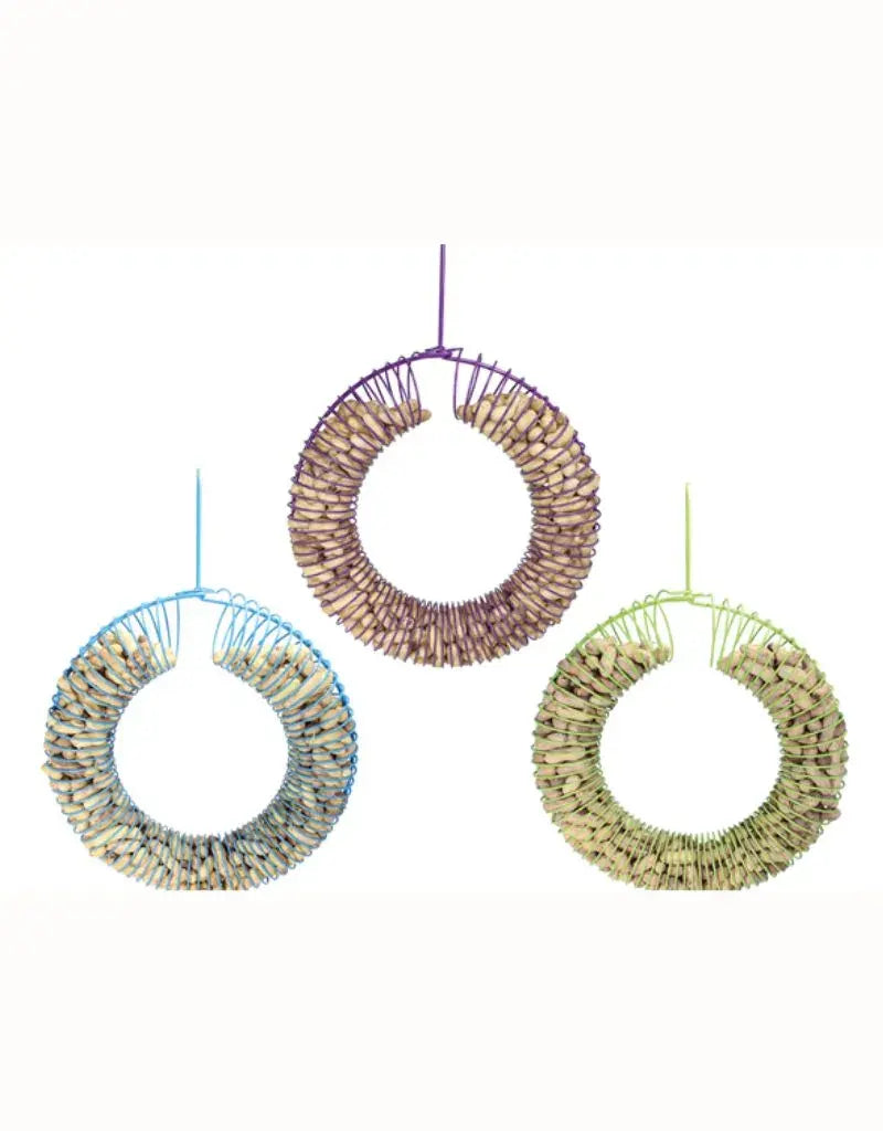 Wreath Peanut in Shell Feeder