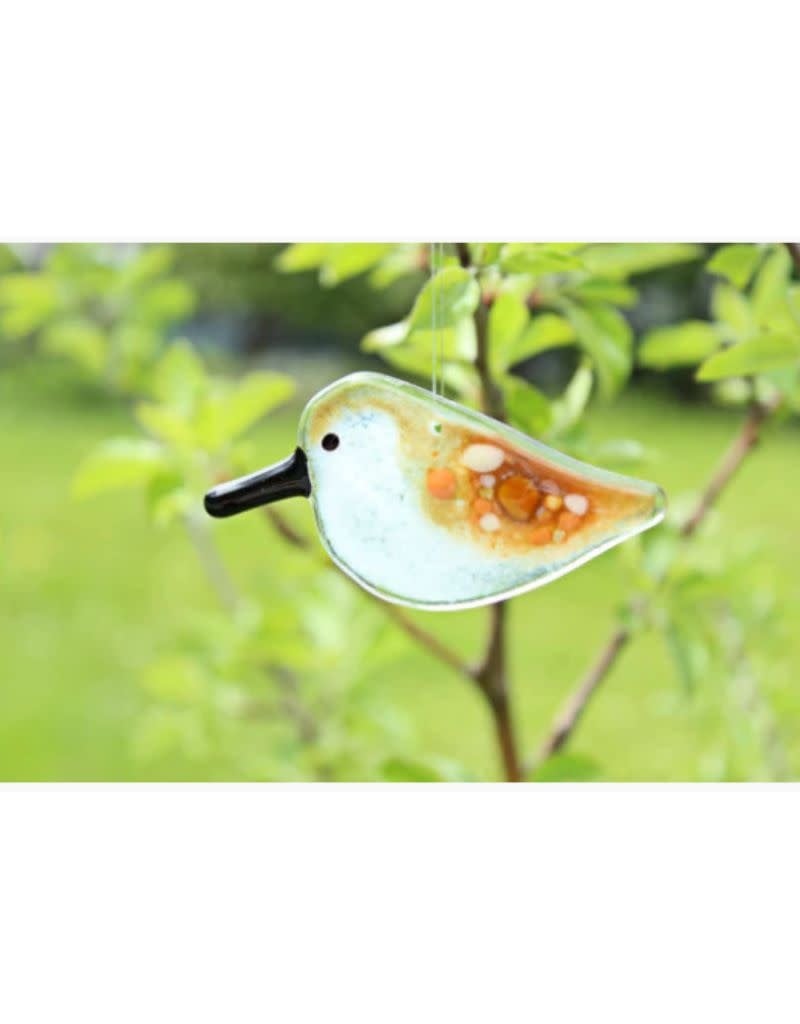 Hanging Glass Chicks 1 , 2.5"