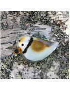 Hanging Glass Chicks 1 , 2.5"