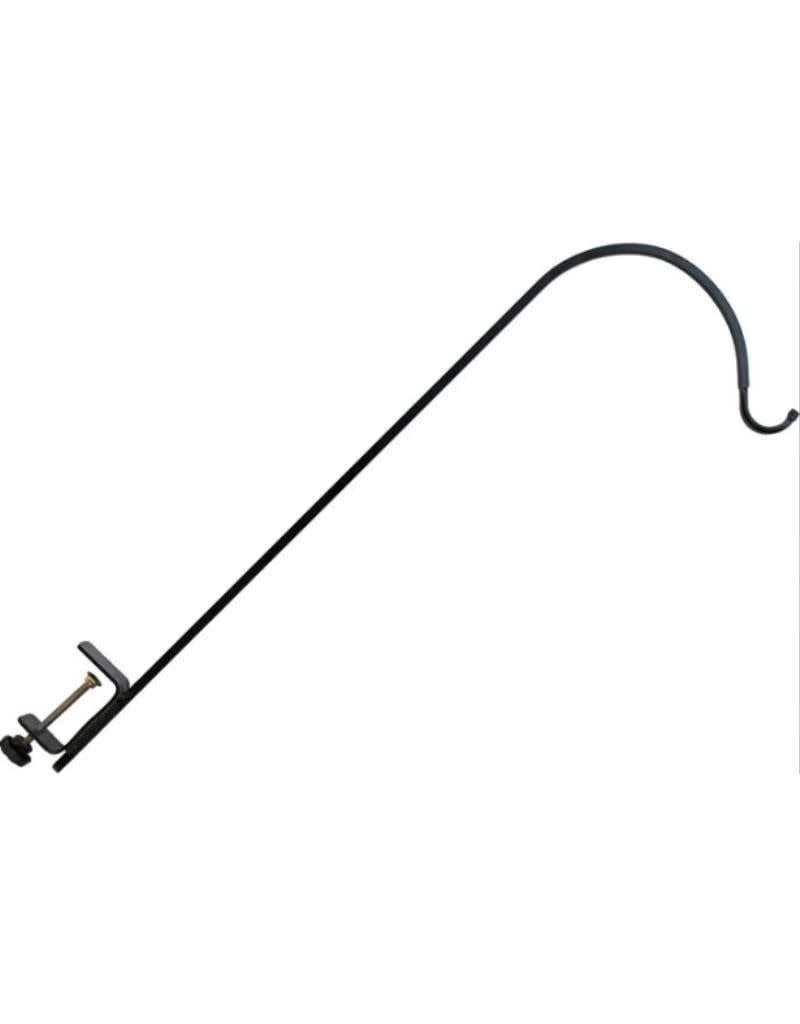 Wrought Iron Clamp-On Single Arm Deck Hanger