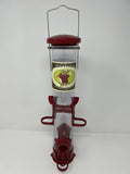 Wilderness Fred 15” Mixed Seed Feeder- Red