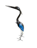 Metal Large Natural Blue Heron